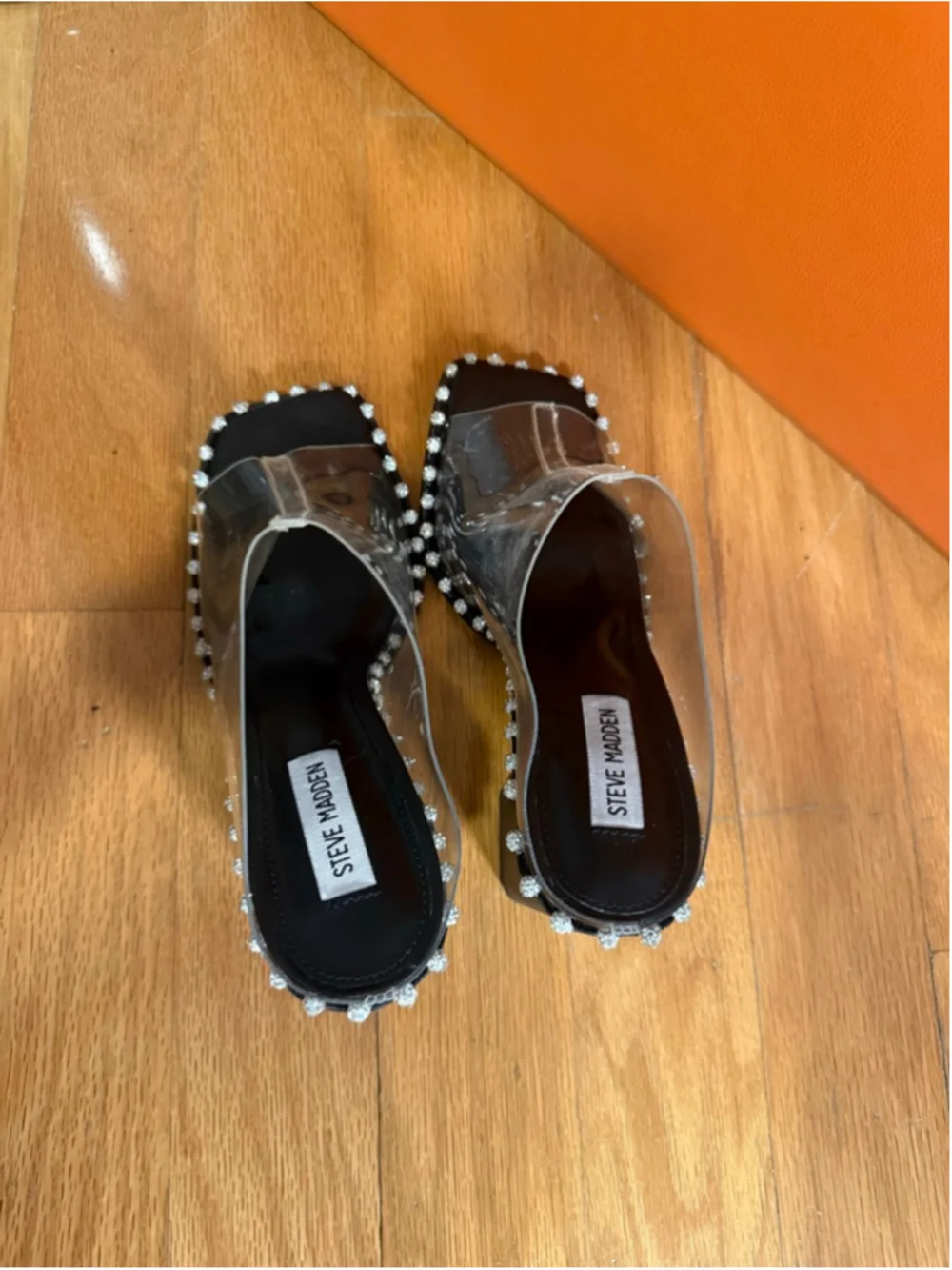 Preowned, Woman’s Steve Madden Neila heeled mules, size 9 - Picture 3 of 5